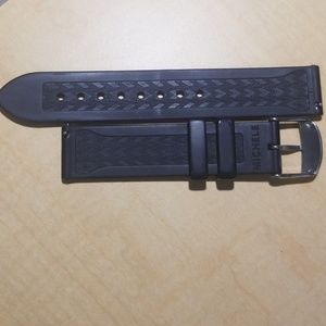 Michele Accessories - Michele black silicon band authentic Michele Accessories - Michele black silicon band authentic